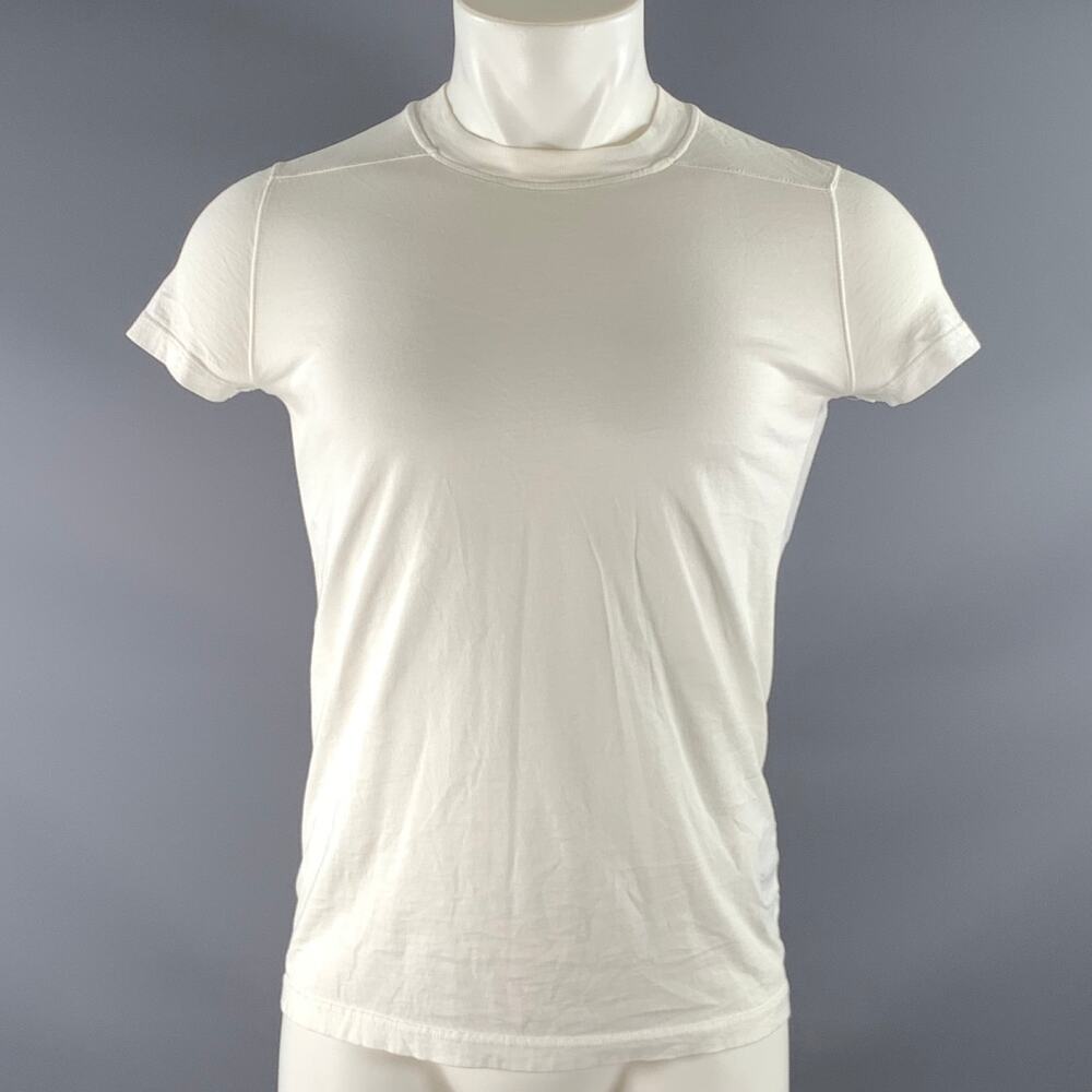 DRKSHDW Size M White Cotton T shirt
